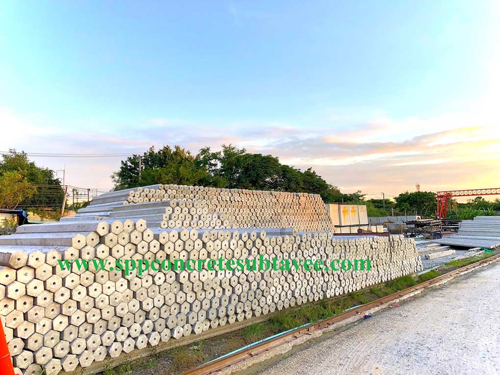 เสาเข็มหกเหลี่ยมกลวง